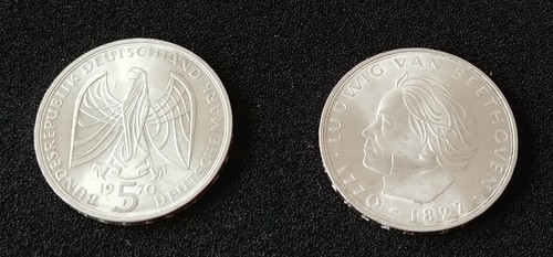 Silber gedenkmünze 1970 - dm,