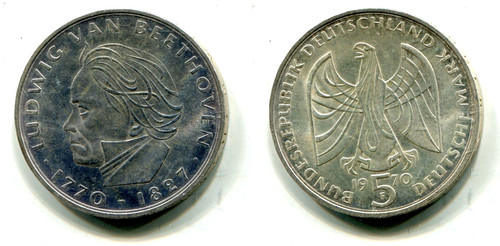 Brd 1970 silber - dm, f
