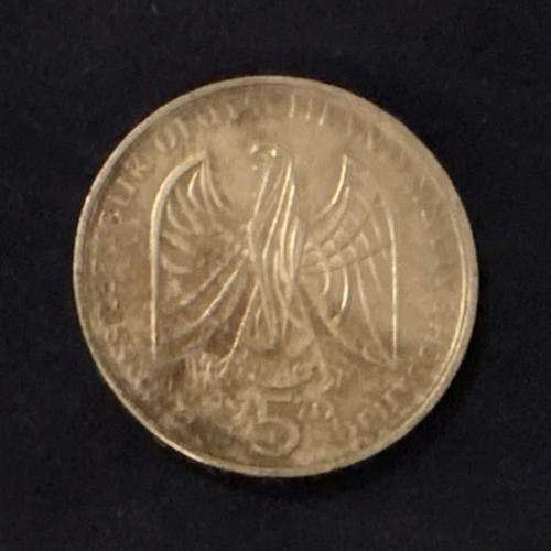 Gedenkmünze 1970 f - 5, dm